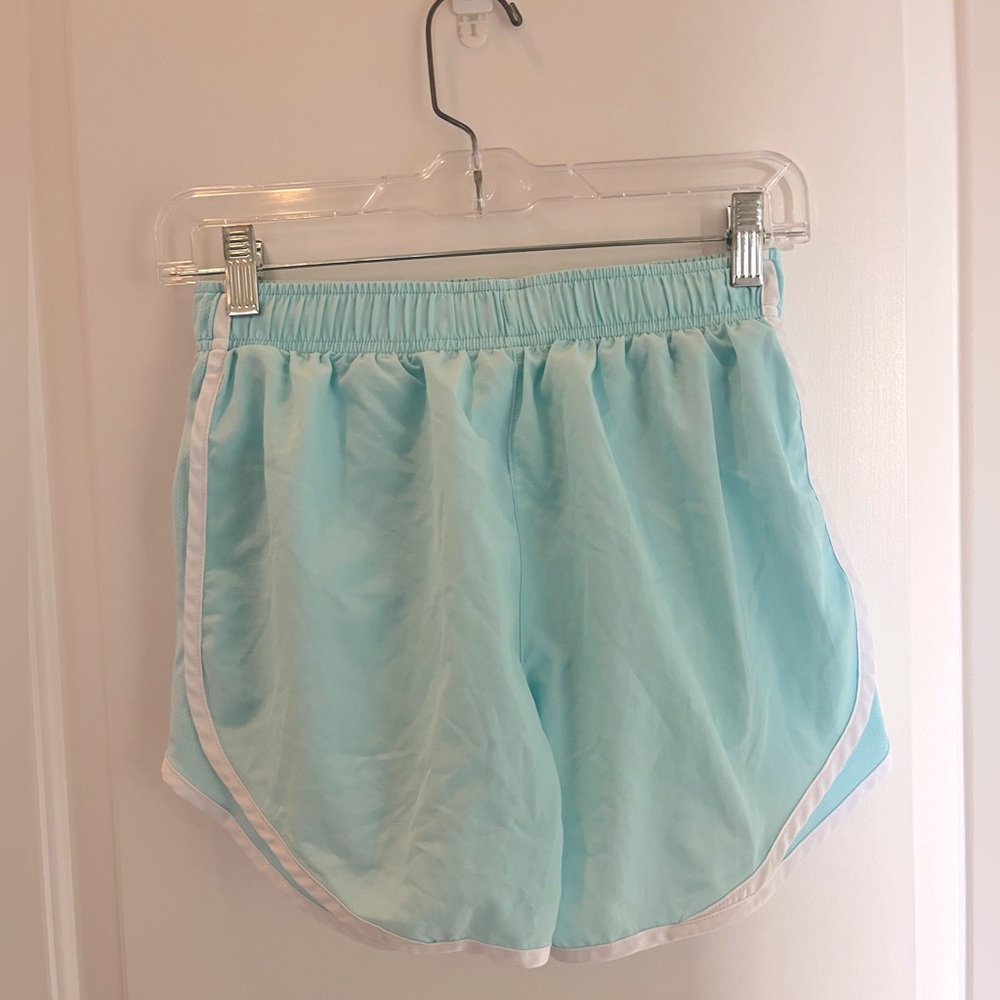 Light Blue Dri Fit Nike Shorts Women - Picture 2 of 4